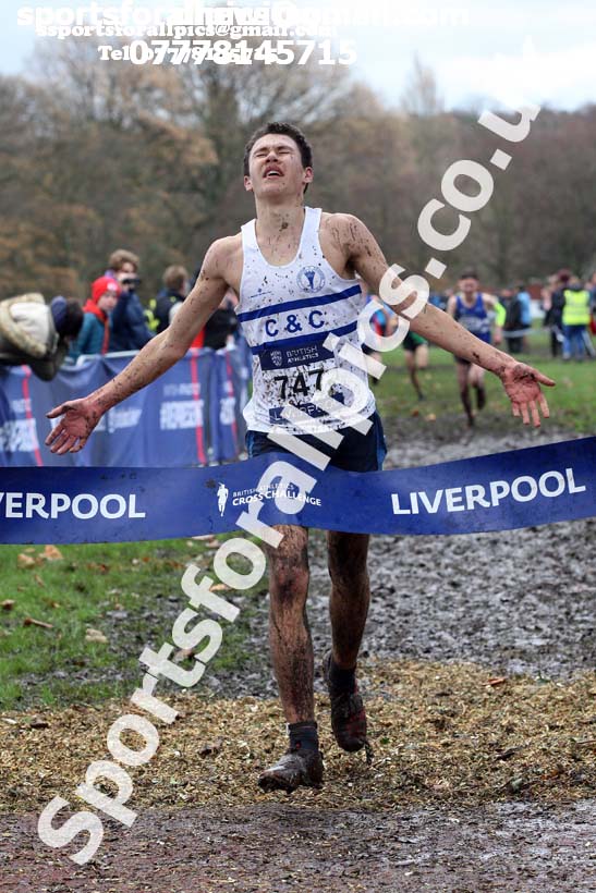 Mens under-17s  2017 British Athletics Liverpool Cross Challenge, Sefton Park, Liverpool. Photo:  David T. Hewitson/Sports for All Pics